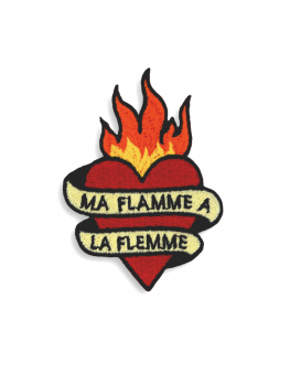 Patch Ma flamme a la flemme