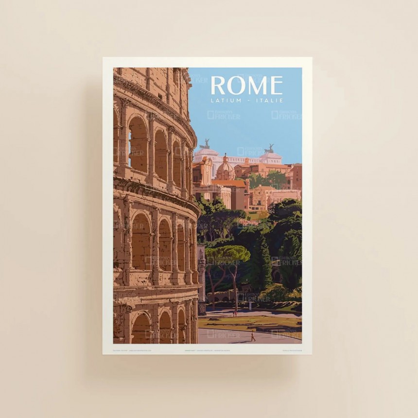 affiche-ville-rome-imprim'vert-editions-fricker