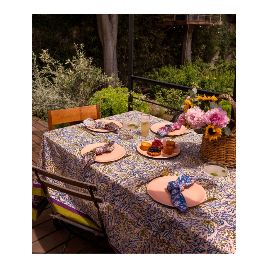 nappe-imprimée-colorée-technique-blockprint-bindi-atelier-repas-maison