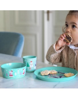 set-repas-enfant-alimentaire-bioplastique-recyclé-koziol-europe