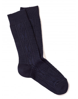 Chaussettes Aran Marine