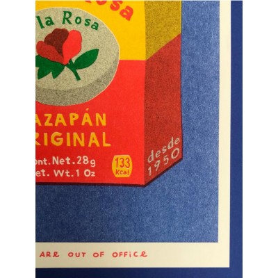 affiche-risographie-we-are-out-of-office-rosa-mazapan